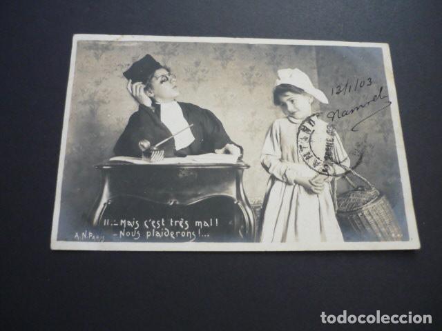 Postales: NI&Ntilde;A CON JUEZ POSTAL - Foto 1