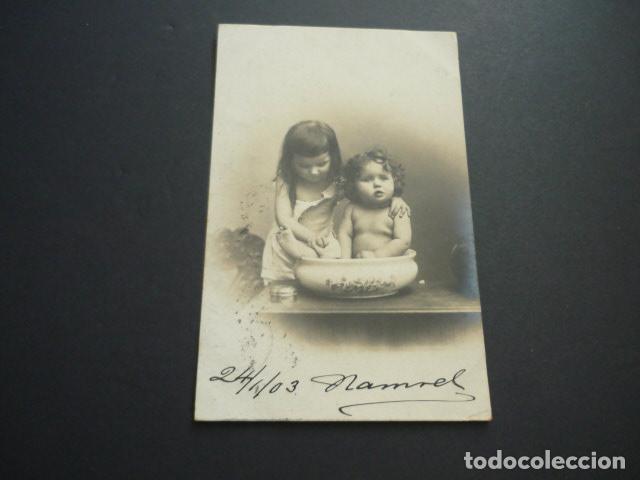 Postales: NI&Ntilde;AS ASEANDOSE POSTAL - Foto 1