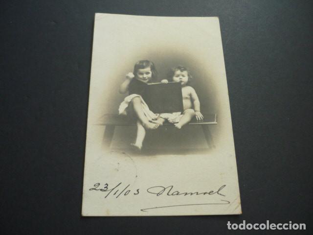 Postales: NI&Ntilde;AS CON LIBRO POSTAL - Foto 1