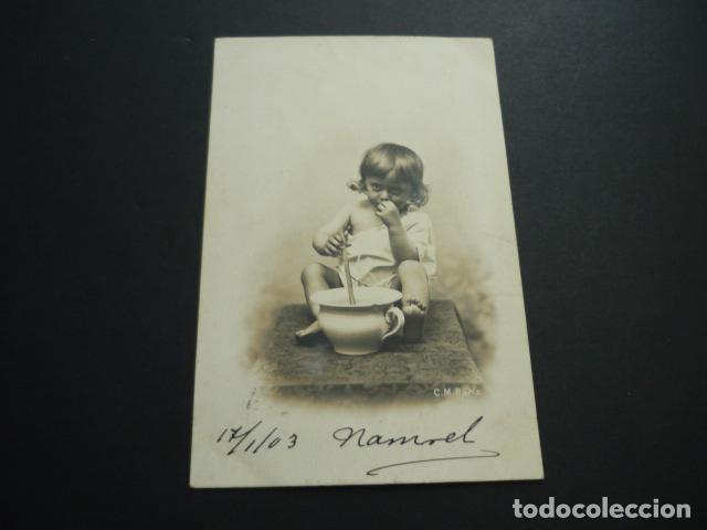 Postales: NI&Ntilde;O CON ORINAL POSTAL - Foto 1