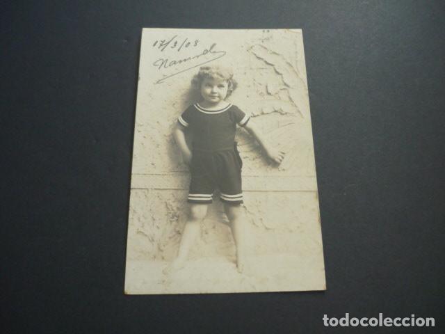 Postales: NI&Ntilde;O BA&Ntilde;ISTA POSTAL - Foto 1