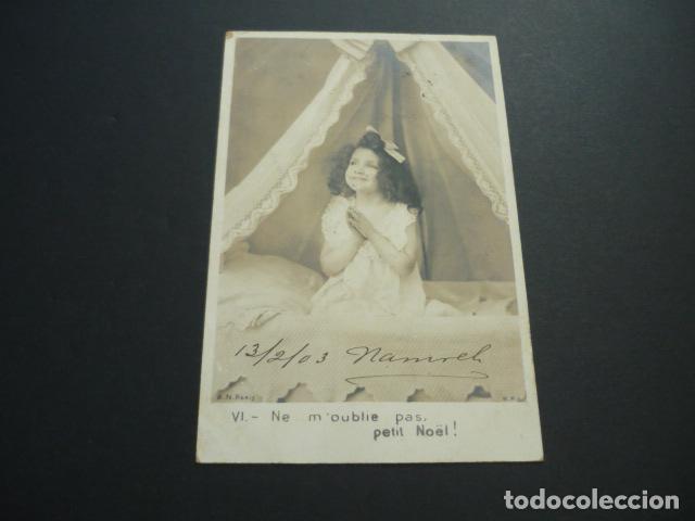 Postales: NI&Ntilde;A EN LA CAMA POSTAL - Foto 1