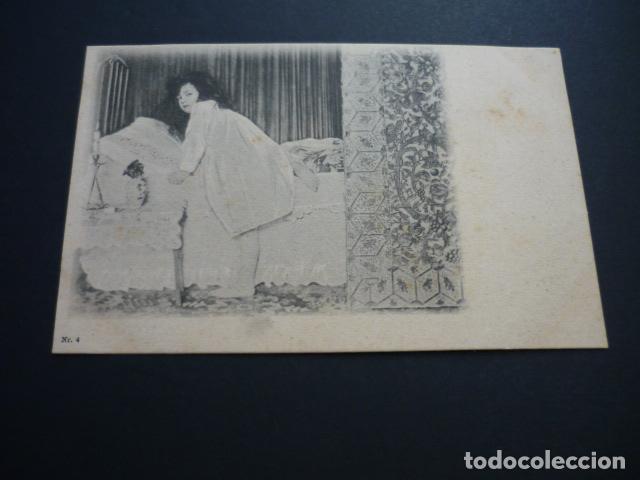 Postales: NI&Ntilde;A EN LA CAMA POSTAL - Foto 1