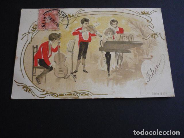 Postales: NI&Ntilde;OS ELEGANTES POSTAL ILUSTRADA - Foto 1