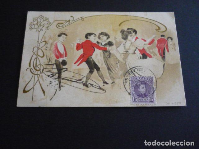 Postales: NI&Ntilde;OS ELEGANTES POSTAL ILUSTRADA - Foto 1