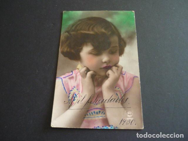 Postales: NI&Ntilde;O PENSATIVA POSTAL - Foto 1