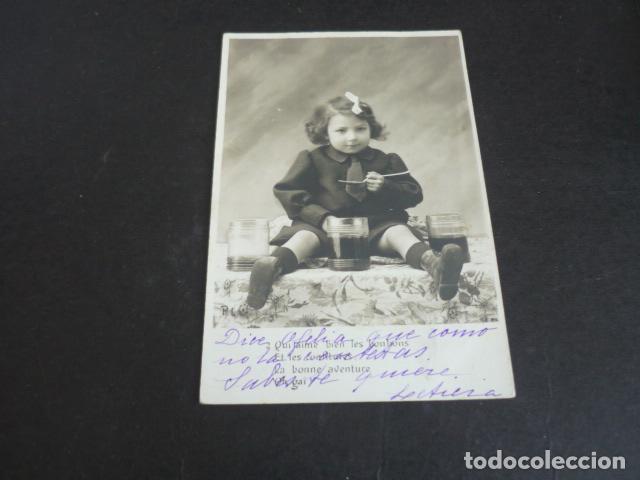 Postales: NI&Ntilde;A CON MERMELADA POSTAL - Foto 1