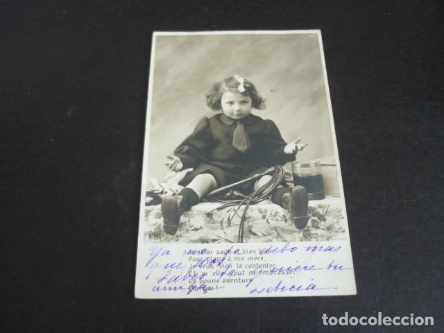 Postales: NI&Ntilde;A CON MERMELADA POSTAL - Foto 1