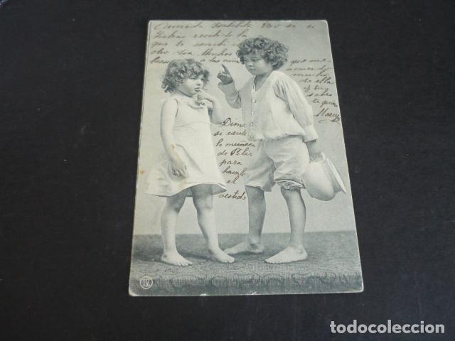 Postales: NI&Ntilde;OS CON ORINAL POSTAL - Foto 1