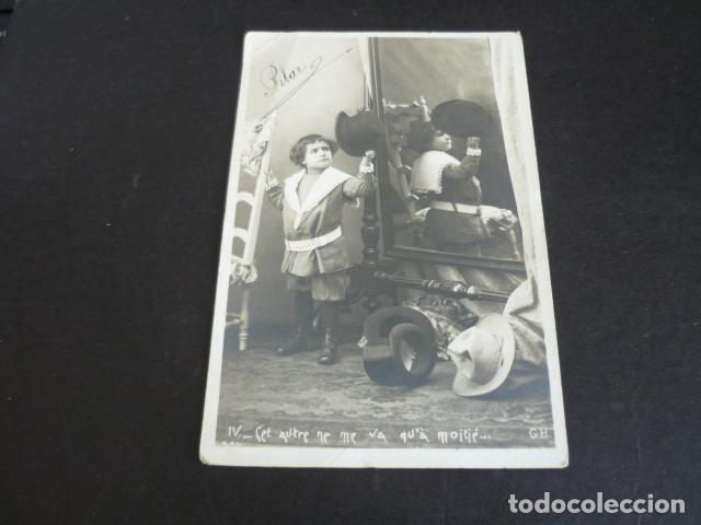 Postales: NI&Ntilde;O CON SOMBREROS POSTAL - Foto 1