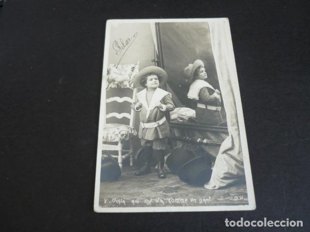 Postales: NI&Ntilde;O CON SOMBREROS POSTAL - Foto 1