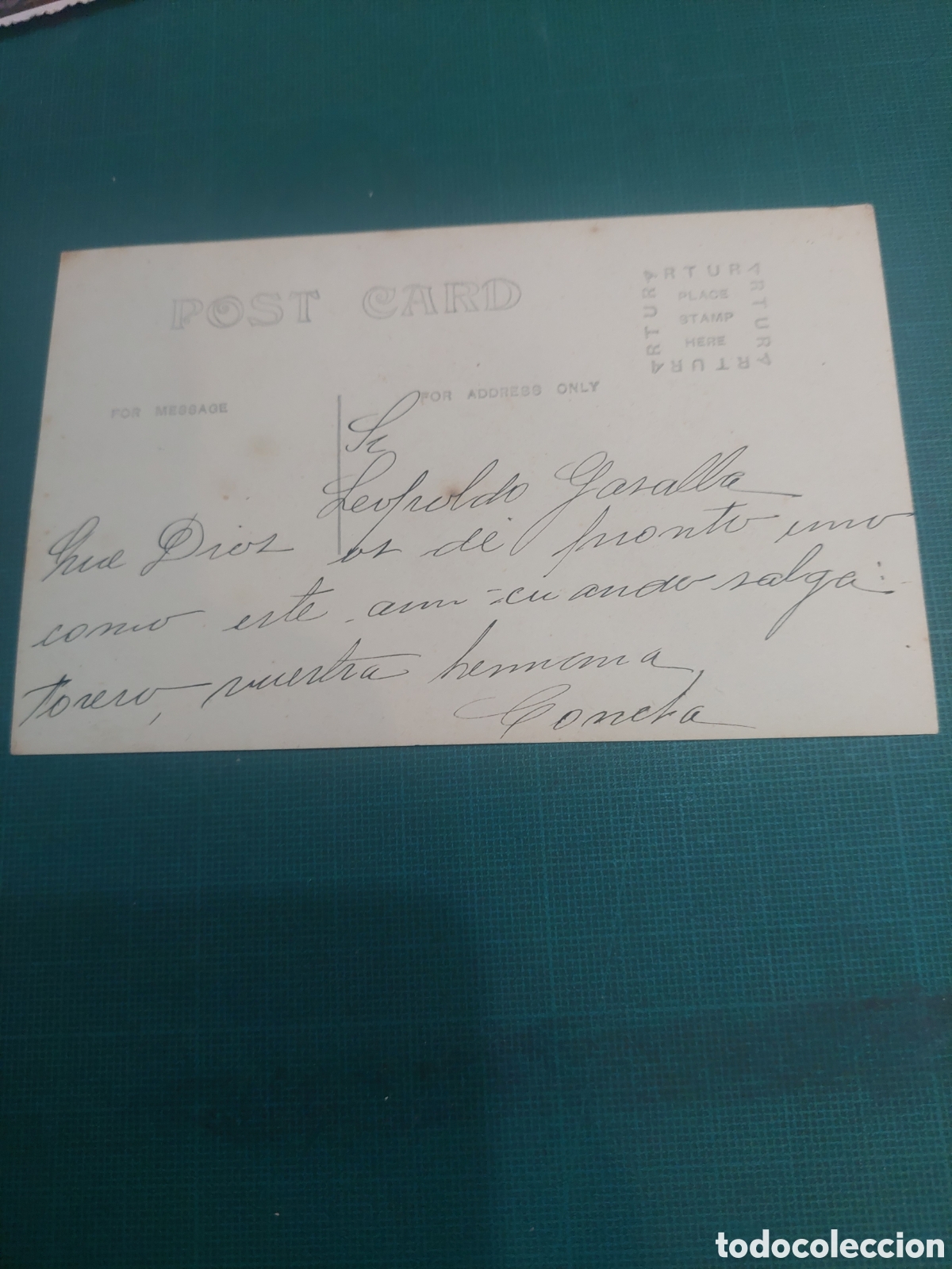 Postales: 1915 ni&ntilde;o con juguete - Foto 2