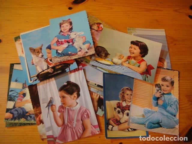 Postales: ni&ntilde;os - lote de 38 postales - Foto 1