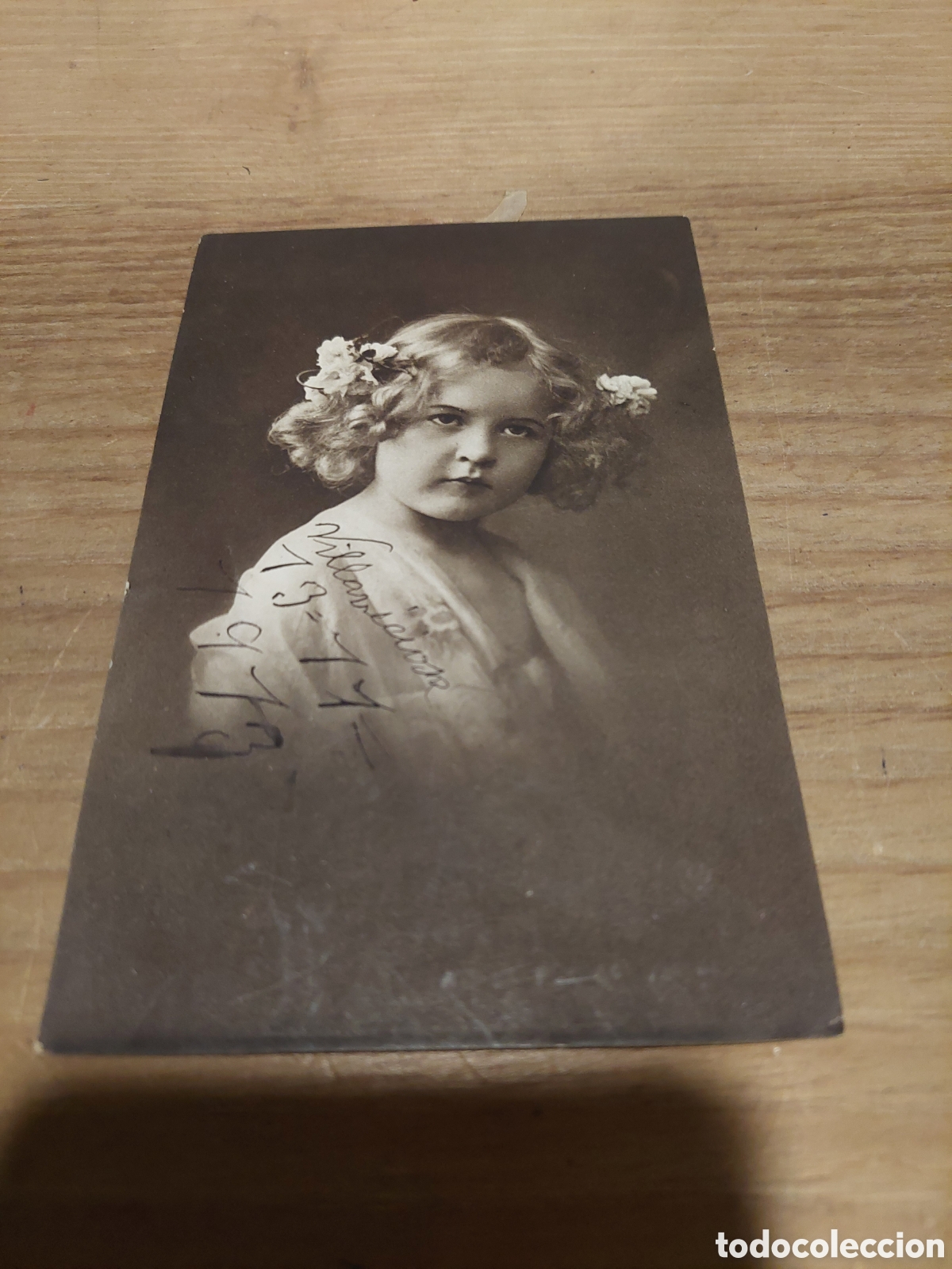 Postales: 1913 postal antigua ni&ntilde;a - Foto 1