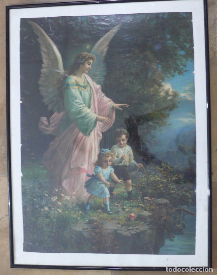 Postales: IMPRESO DE ANGEL CON NI&Ntilde;OS - Foto 1