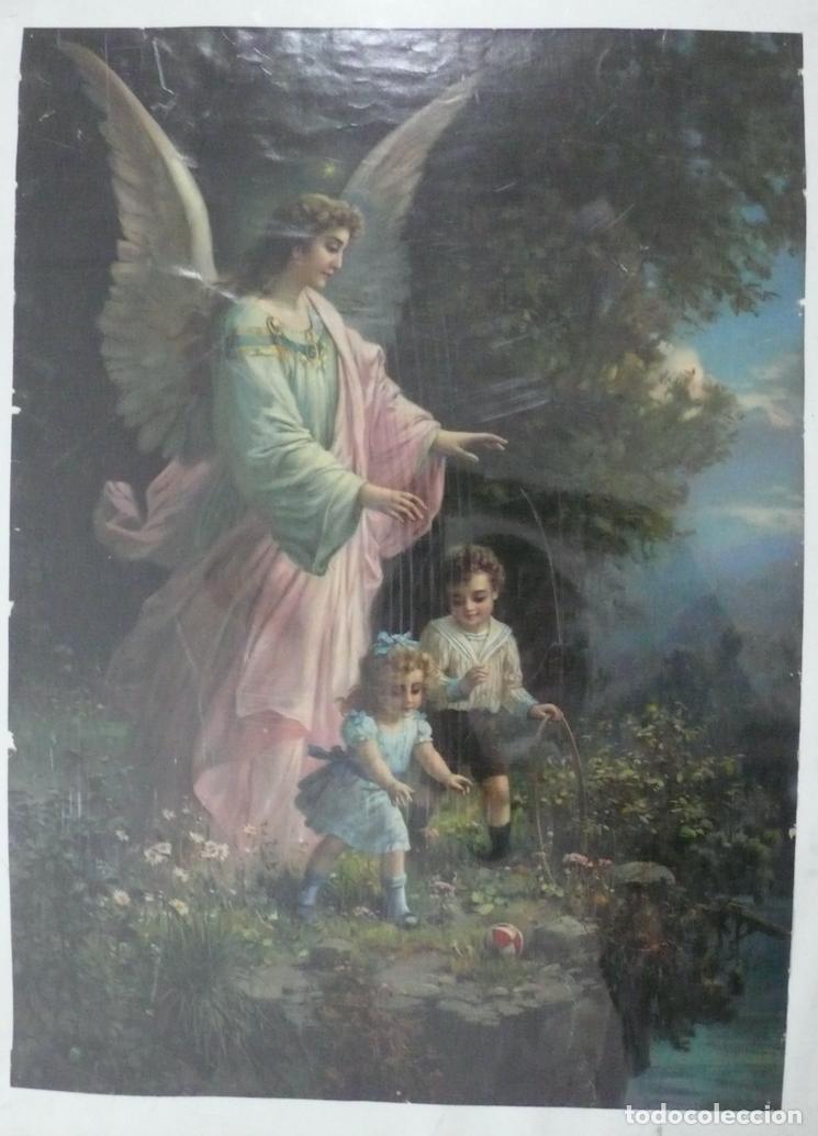 Postales: IMPRESO DE ANGEL CON NI&Ntilde;OS - Foto 2