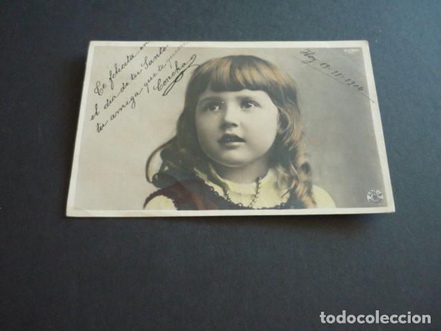 Postales: NI&Ntilde;A ELEGANTE ANTIGUA POSTAL - Foto 1