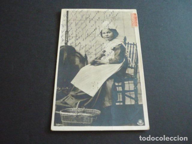 Postales: NI&Ntilde;A COCINERA ANTIGUA POSTAL - Foto 1