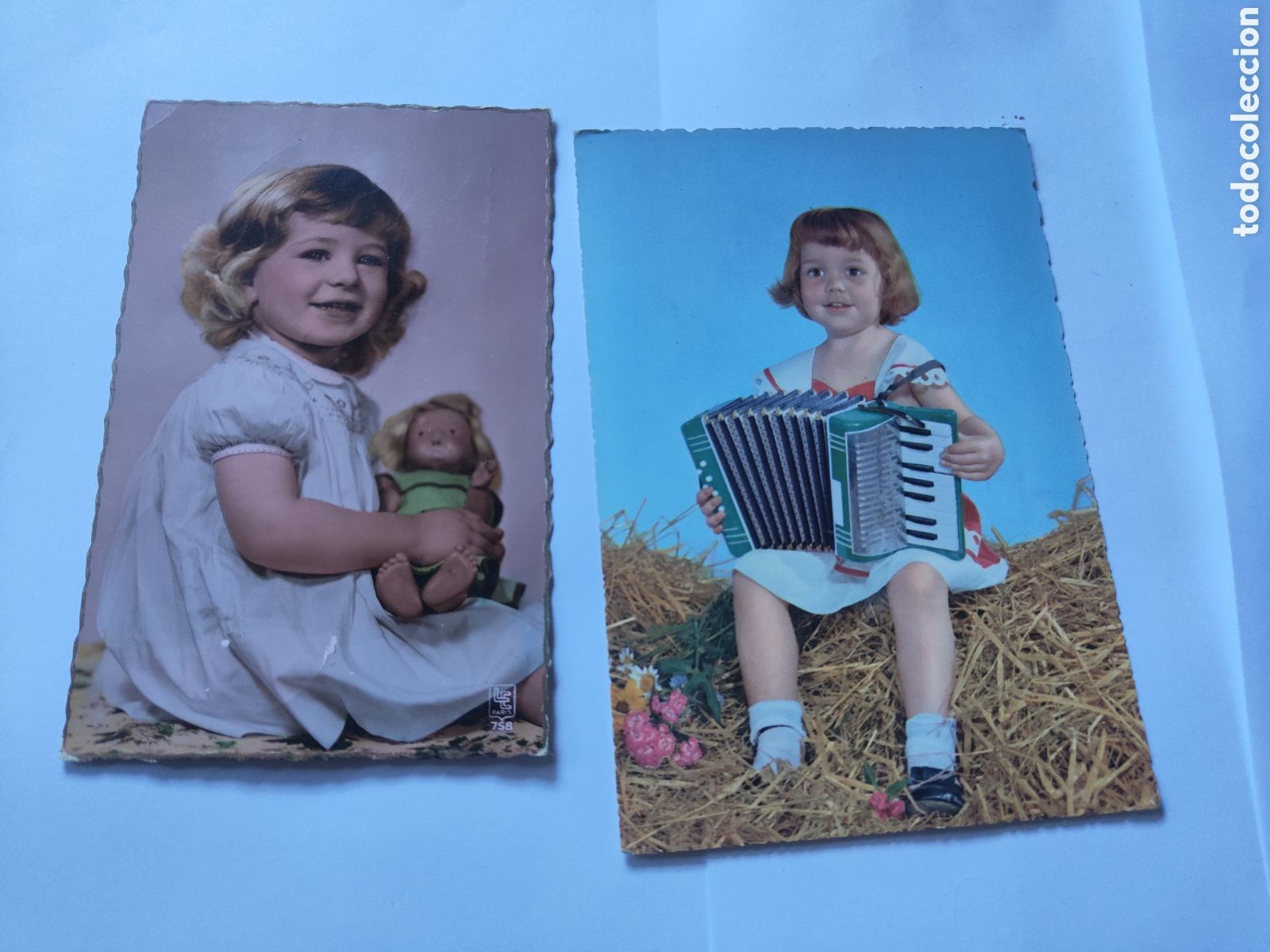 Postales: POSTALES NI&Ntilde;AS CON JUGUETES - Foto 1