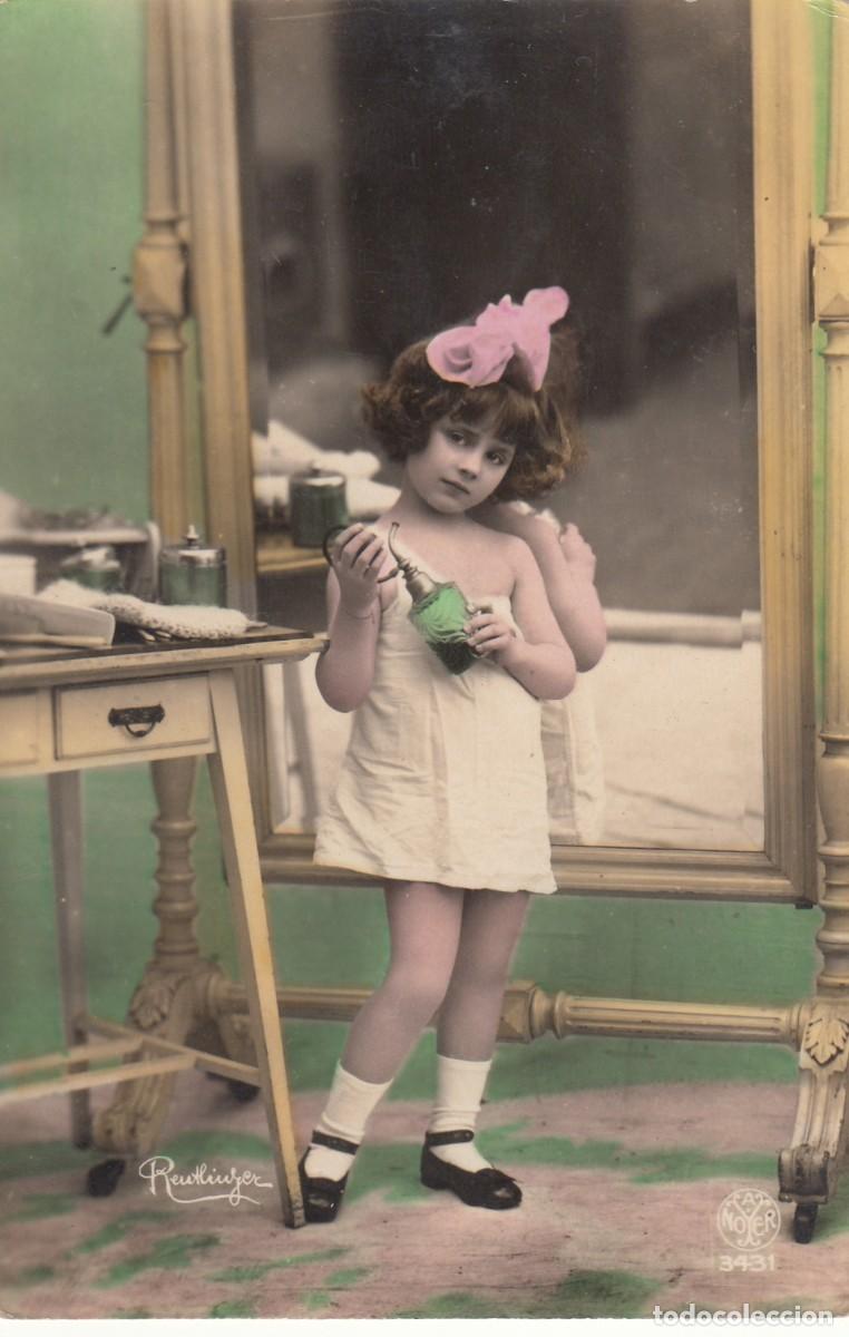 Postales: POSTAL 1925: NI&Ntilde;A - ESCRITA - A.NOYER 3431 - Foto 1