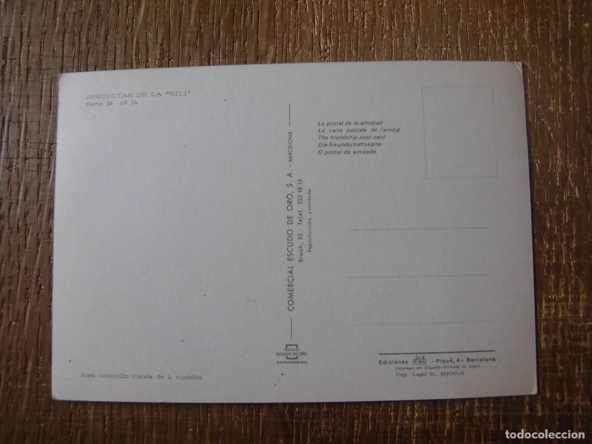 Postales: POSTAL AN&Eacute;CDOTAS DE LA MILI ESCUDO DE ORO - Foto 2