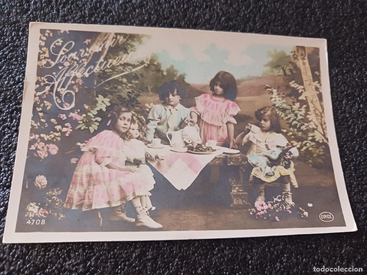 Postales: souvenir affective, ed. circe 4708, circulada - Foto 1