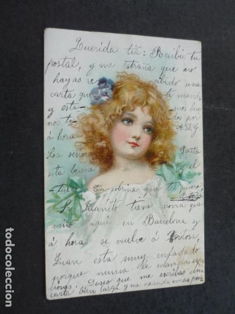 Postales: NI&Ntilde;A ELEGANTE POSTAL - Foto 1
