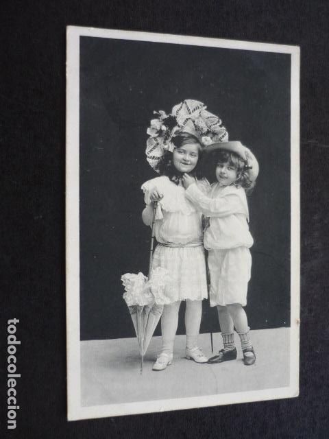Postales: NI&Ntilde;OS ELEGANTES POSTAL - Foto 1