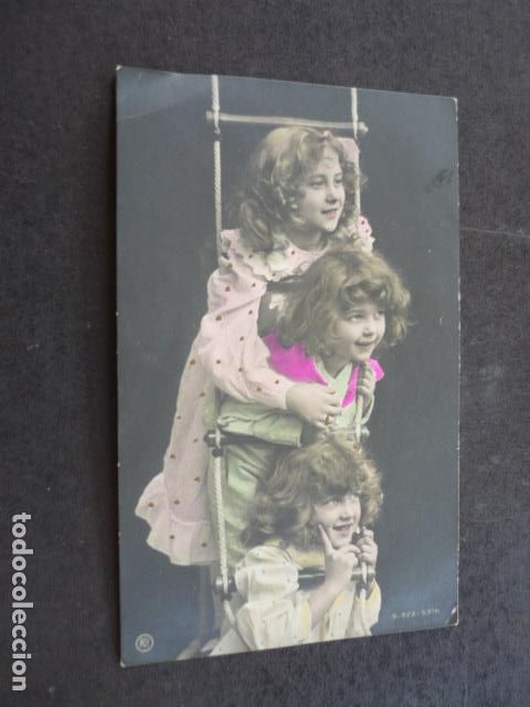 Postales: NI&Ntilde;OS ELEGANTES POSTAL - Foto 1