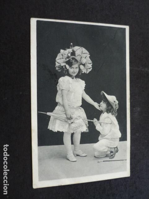 Postales: NI&Ntilde;OS ELEGANTES POSTAL - Foto 1