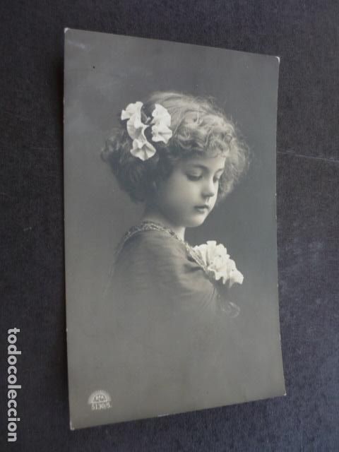 Postales: NI&Ntilde;A ELEGANTE POSTAL - Foto 1