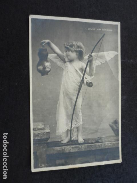 Postales: NI&Ntilde;A CON ALAS DE ANGEL POSTAL - Foto 1