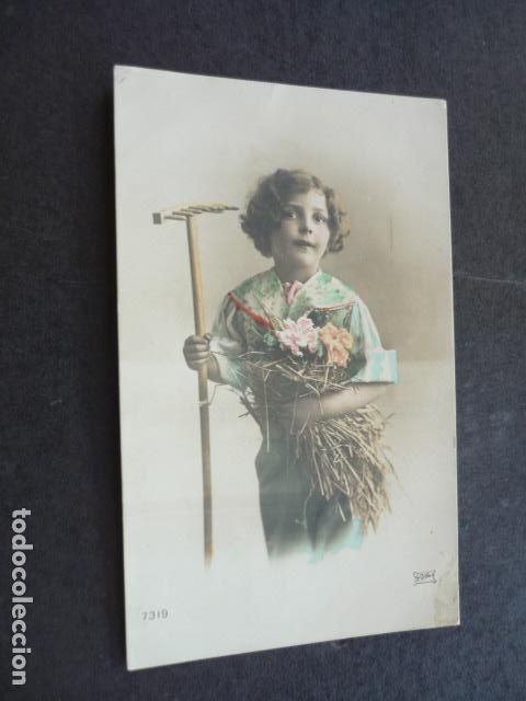 Postales: NI&Ntilde;O CAMPESINO POSTAL - Foto 1