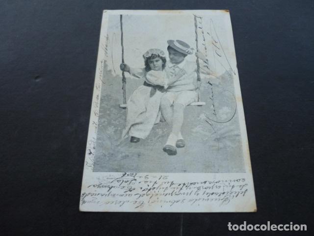 Postales: NI&Ntilde;OS EN COLUMPIO POSTAL - Foto 1