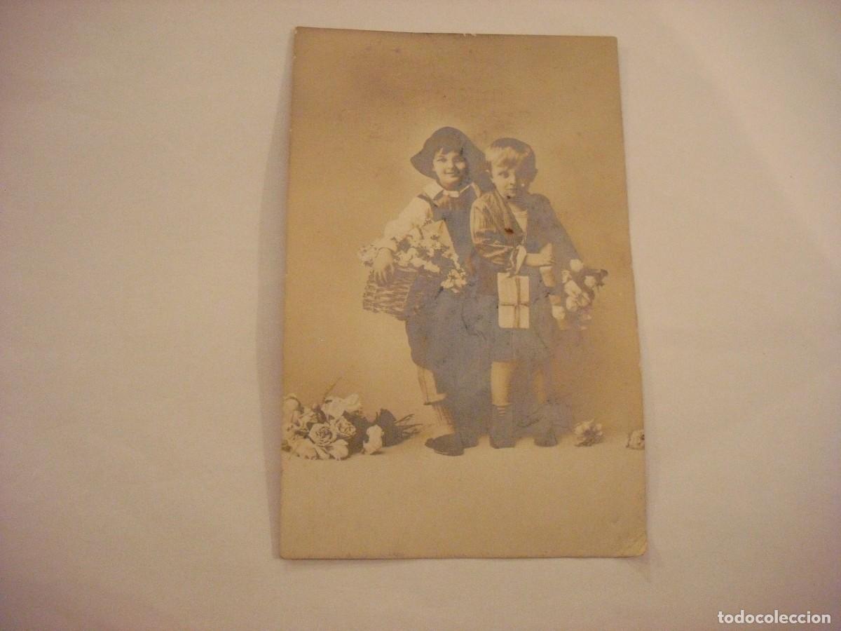 Postales: BONITA POSTAL DE NI&Ntilde;OS , ESCRITA - Foto 1