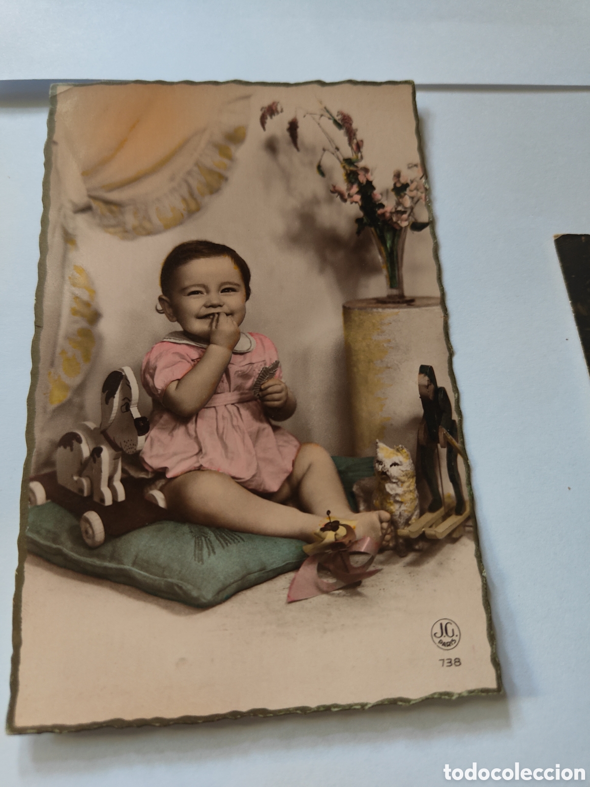Postales: 4 POSTALES DE NI&Ntilde;OS CON JUGUETES - Foto 2