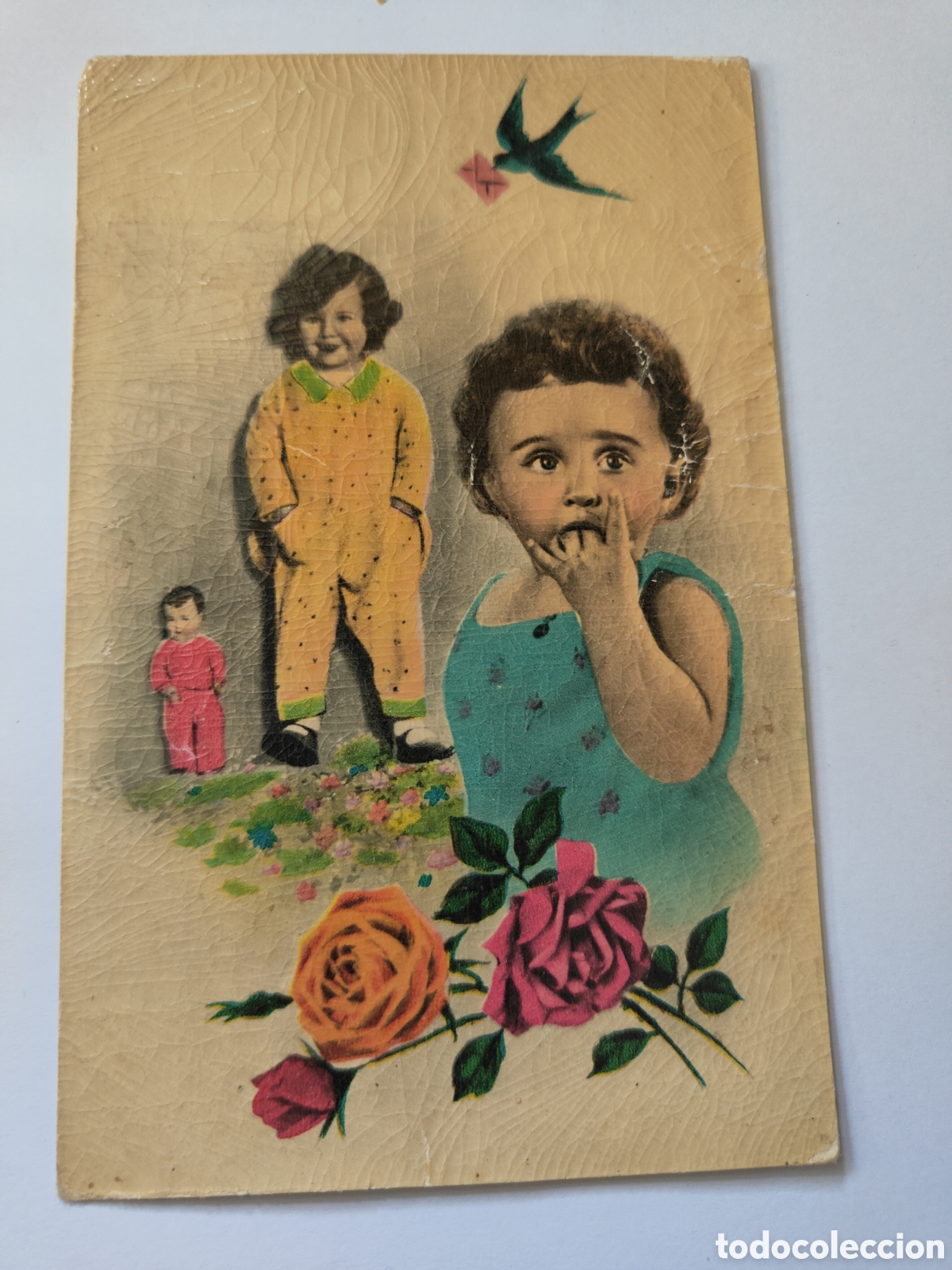 Postales: 4 POSTALES DE NI&Ntilde;OS CON JUGUETES - Foto 5