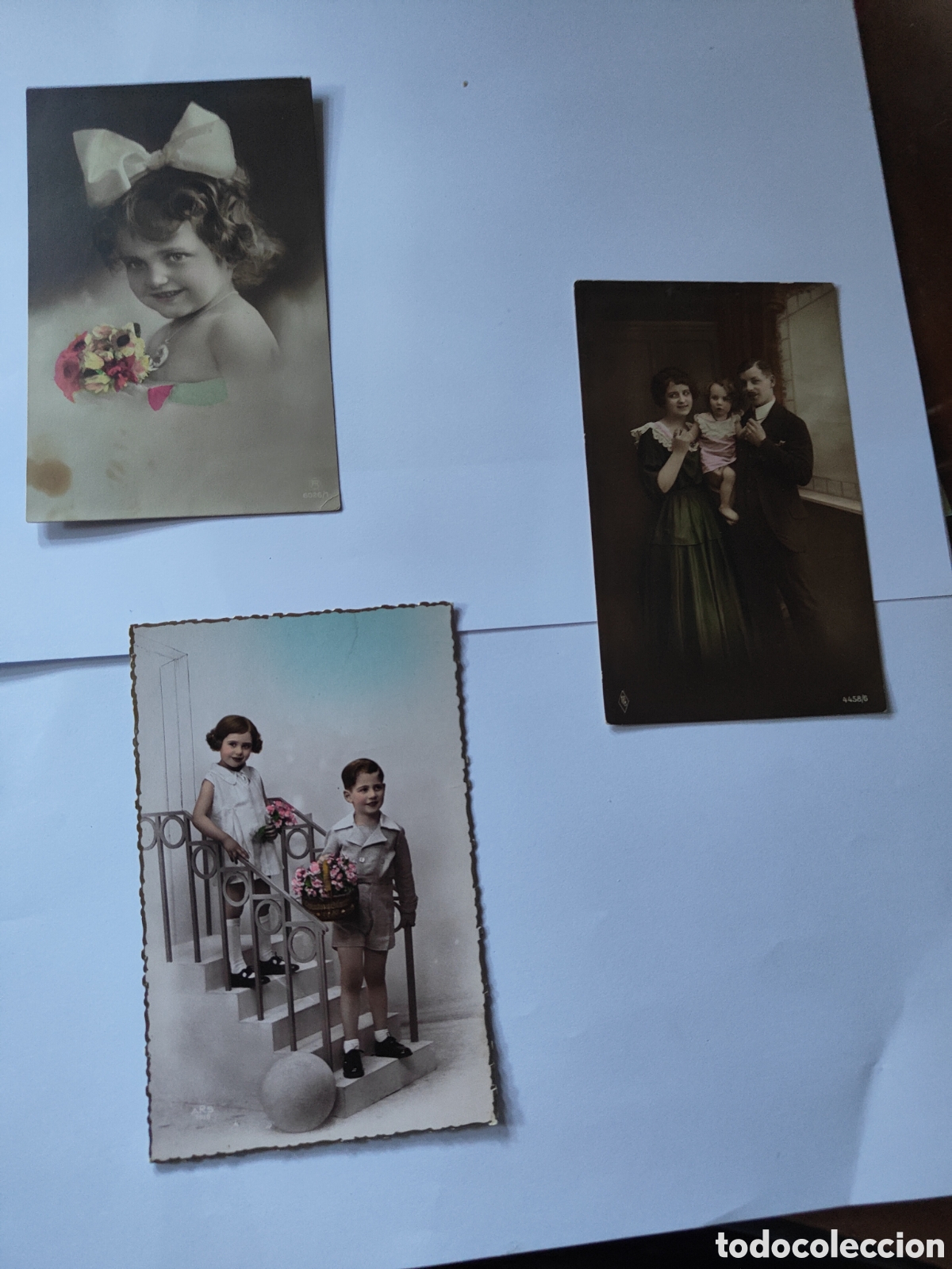Postales: 3 ANTIGUAS POSTALES DE NI&Ntilde;OS - Foto 1