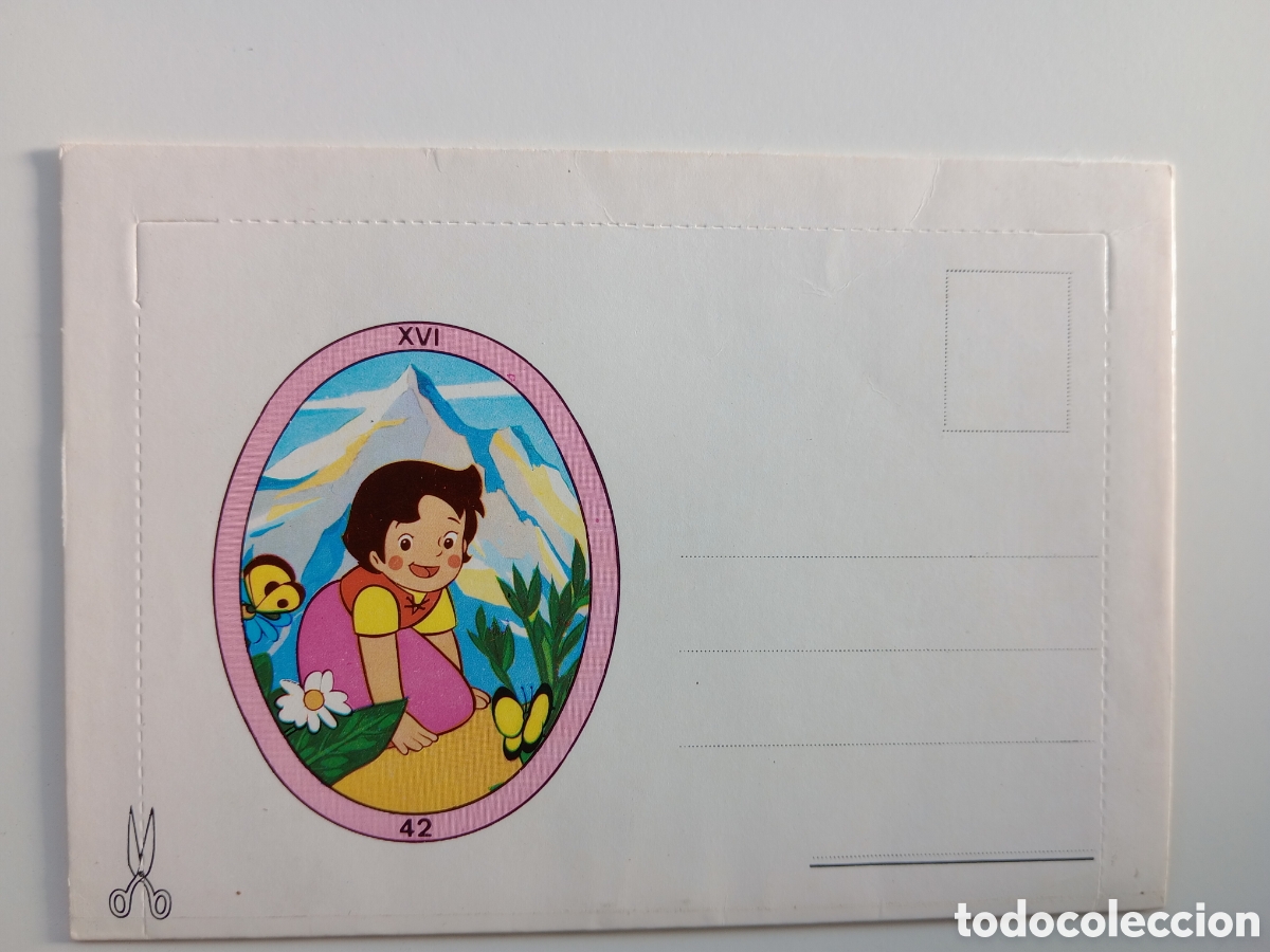 Postales: Postal de Heidi. Incluye un cuento - Foto 2