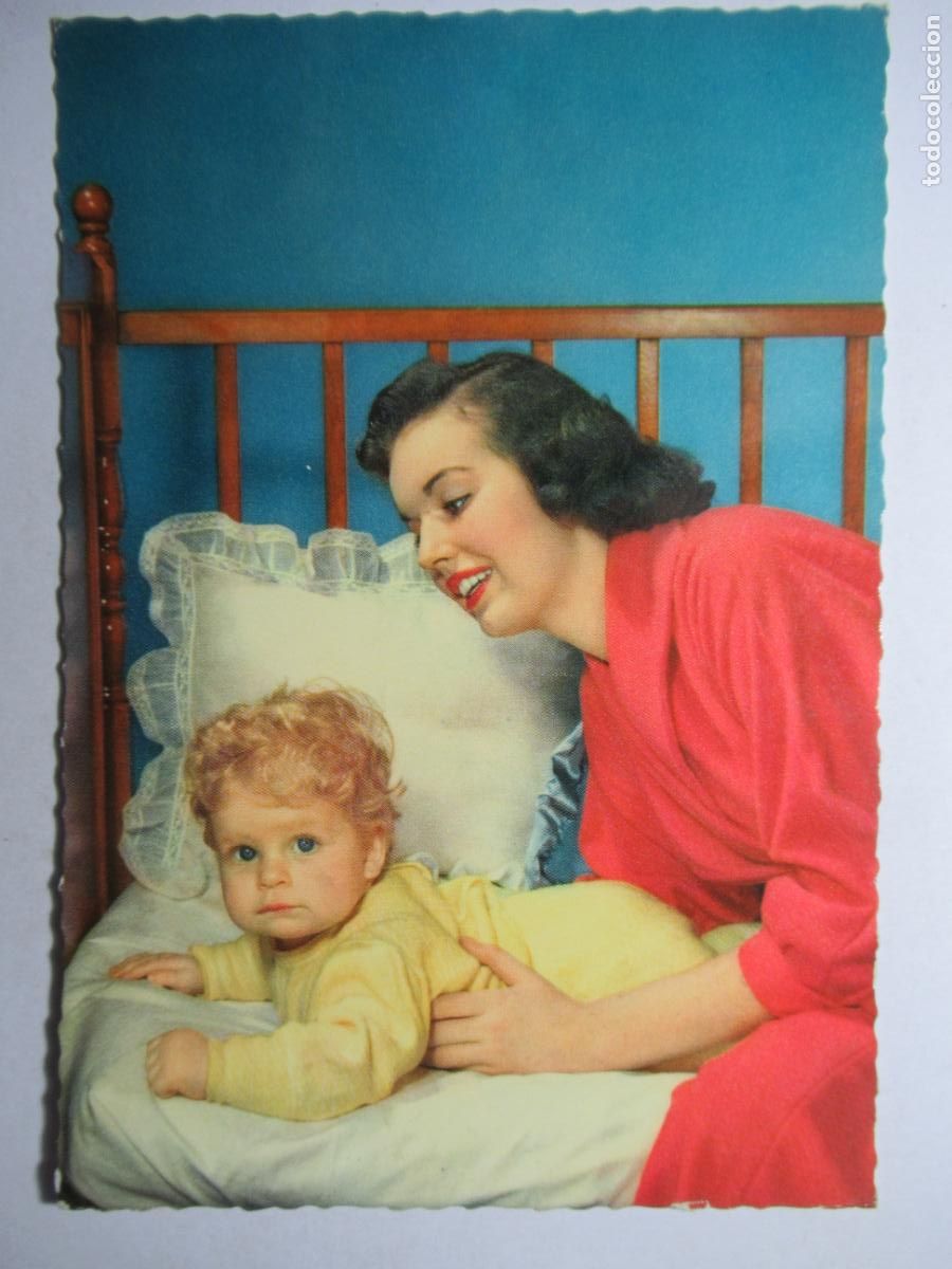 Postales: Postal mam&aacute; con ni&ntilde;o - Foto 1