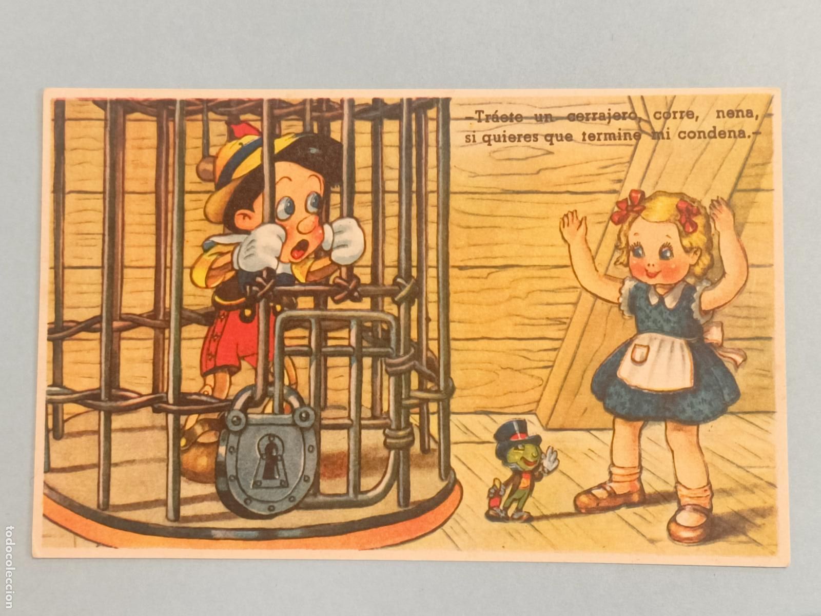 Postales: PINOCHO POSTAL WALT DISNEY - Foto 1