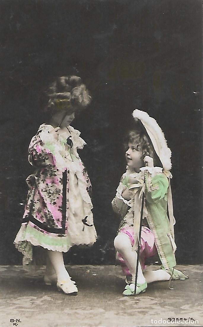 Postales: ANTIGUA POSTAL-DECLARACION DE AMOR (1907) - Foto 1