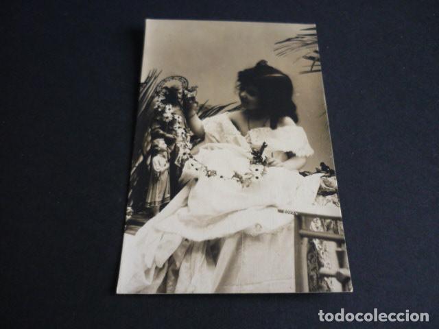 Postales: NI&Ntilde;A CON IMAGEN DE SAN JOSE POSTAL - Foto 1