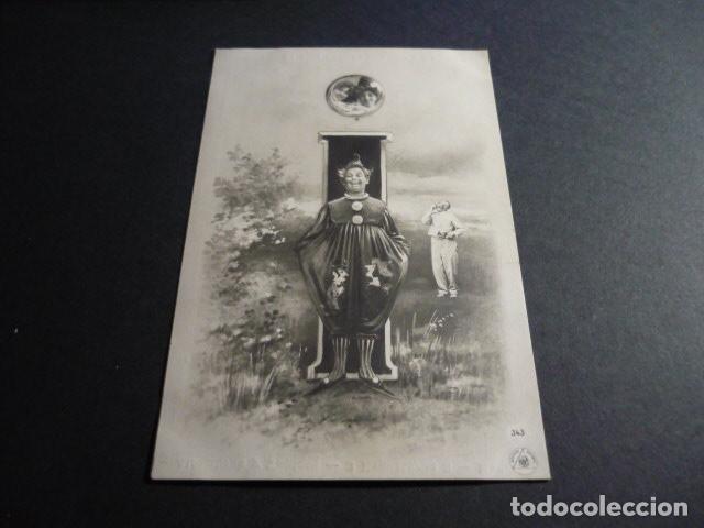Postales: PAYASO LETRA I POSTAL - Foto 1