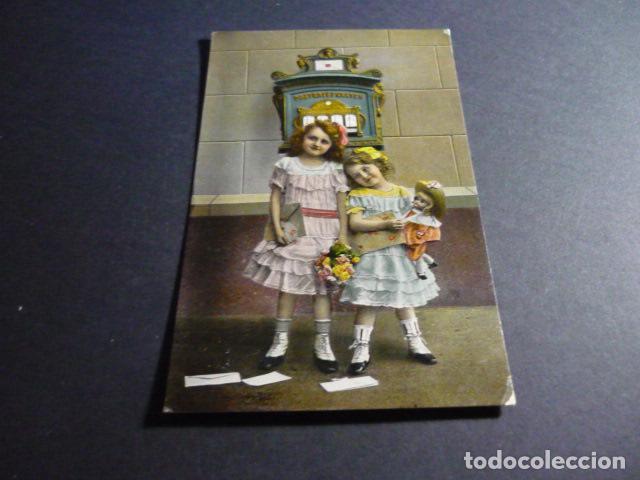 Postales: NI&Ntilde;AS CON MU&Ntilde;ECA POSTAL - Foto 1