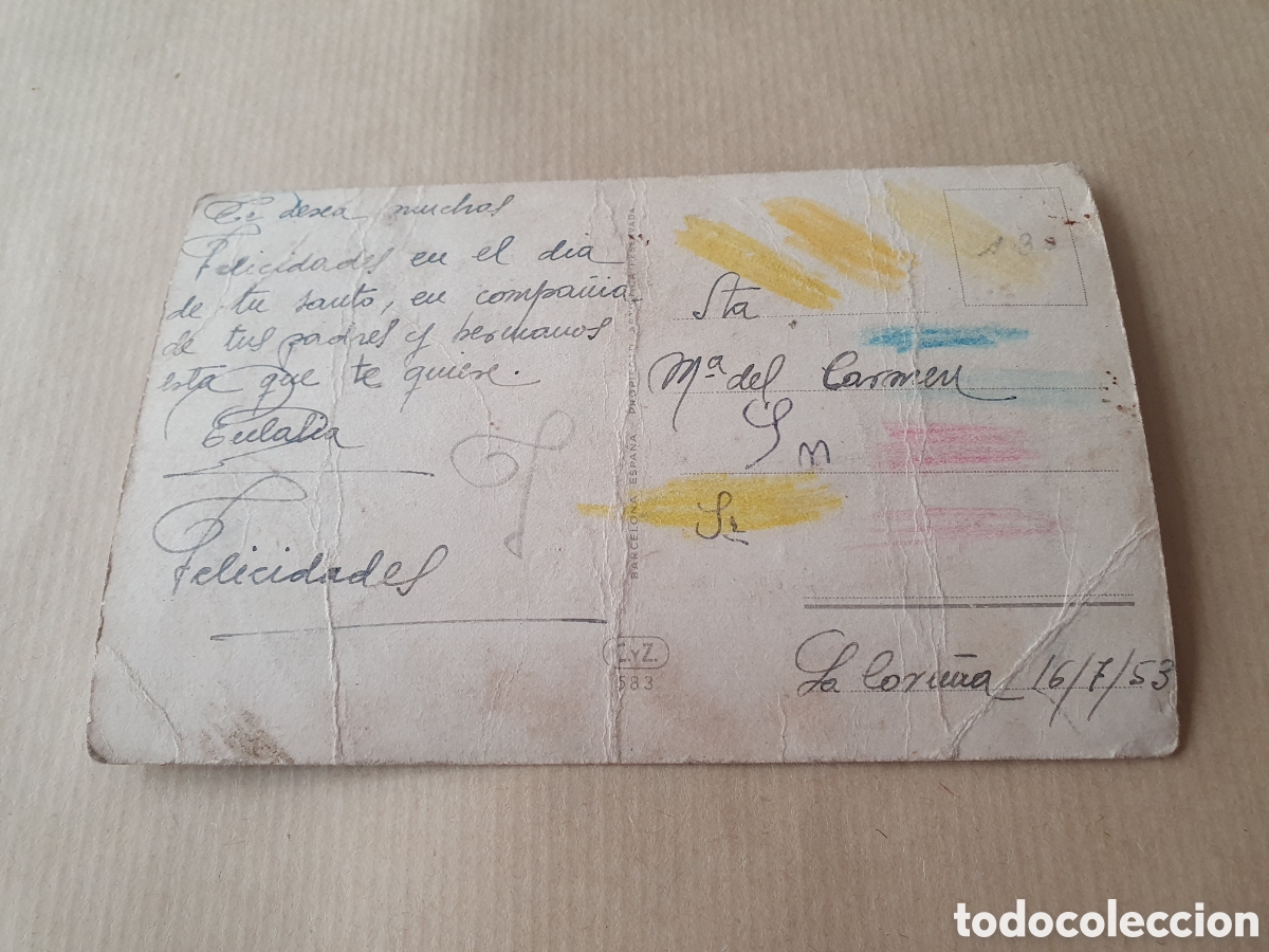 Postales: Antigua postal ni&ntilde;as. (L8) - Foto 2