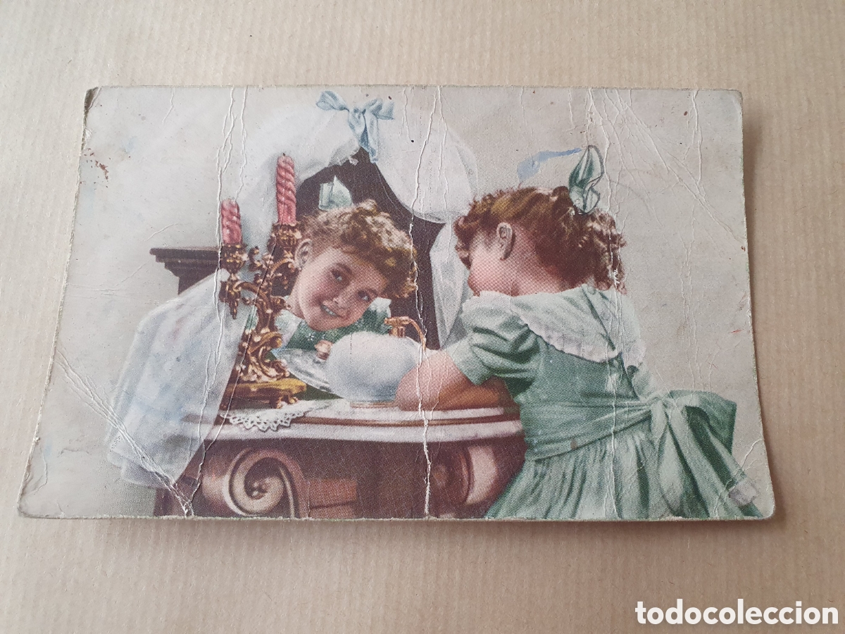 Postales: Antigua postal ni&ntilde;as. (L8) - Foto 1