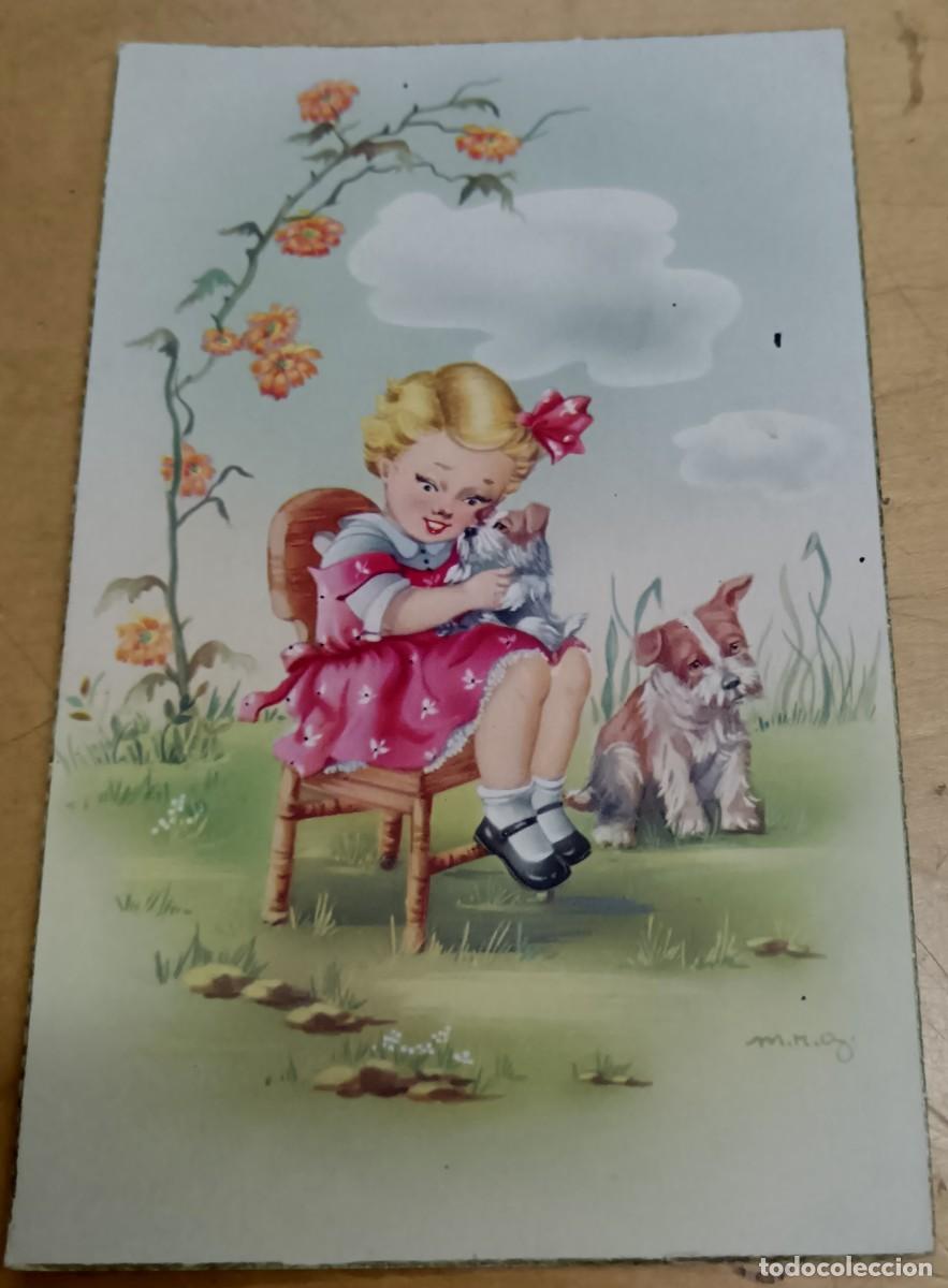 Postais: POSTAL INFANTIL ILUSTRADA POR M.R.G. CYZ N&ordm; 533/A 13,5X9 CM. SIN ESCRIBIR
