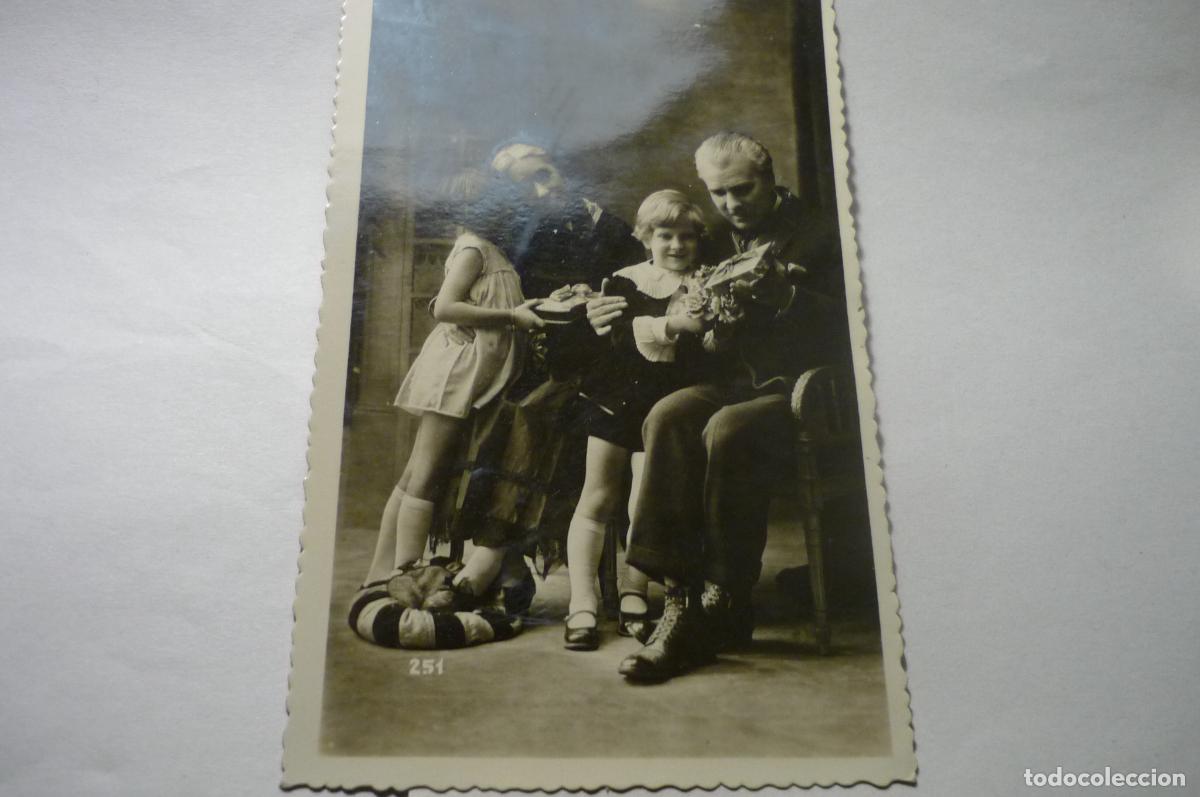 Postales: POSTAL ABUELOS Y NINOS ESCRITA CM - Foto 1