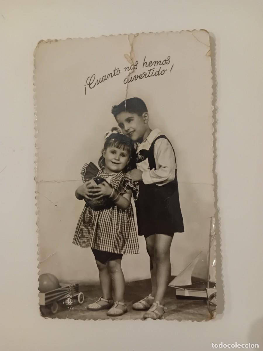 Postcards: POSTAL ANTIGUA NI&Ntilde;OS &iexcl;CU&Aacute;NTO NOS HEMOS DIVERTIDOS! ESCRITA SIN CIRCULAR
